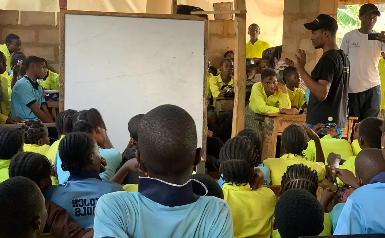 Bitcoin Africa Story classroom