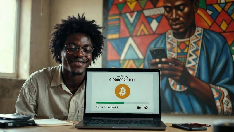Unique Graphic Received his first SATs during BAS 1st Bitcoin Diploma Cohort